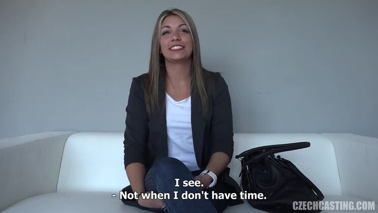 [CzechCasting] - Hot Casting with Brunette Dominika - European Babe - Lada