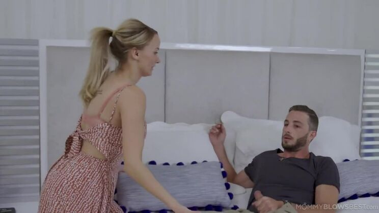 [MommyBlowsBest] - Step-Mom Pristine Edge - Handjob & Deepthroat Session - Pristine Edge