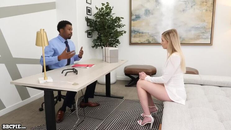 BBC Creampie Therapy - Blonde Loves It Deep