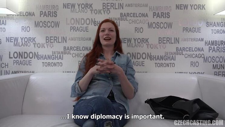 [CzechCasting] - Czech Babe Nikola - Redhead Casting Fun