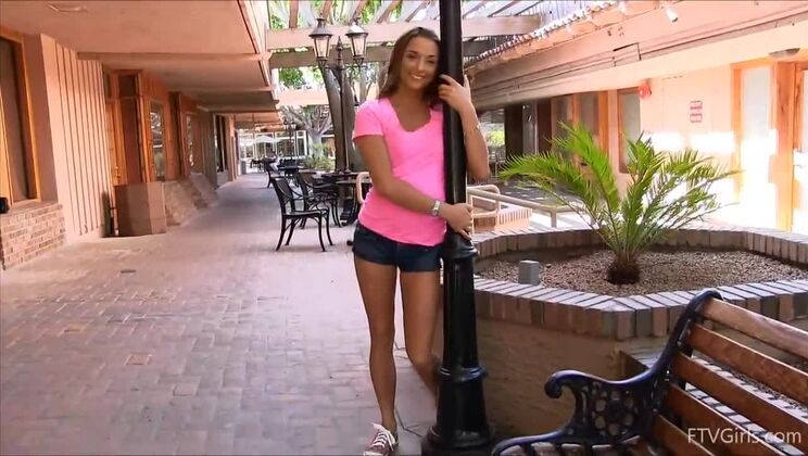 [FTVGirls] - Solo Nudity - Young Mary in Public Fetish - Mary