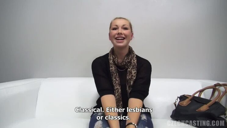 Hot Blonde Alzbeta Casting Session