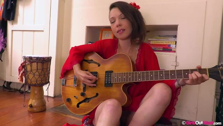 Ruby Rosette Teases Her Tight Little Pussy