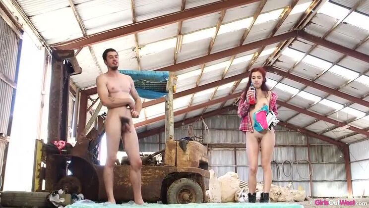 [GirlsOutWest] - Hot Couple Sonia & Lucas - Brunette Casting Fuck - Bella Margo