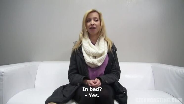 [CzechCasting] - Blonde Czech Winsome Marie in Casting