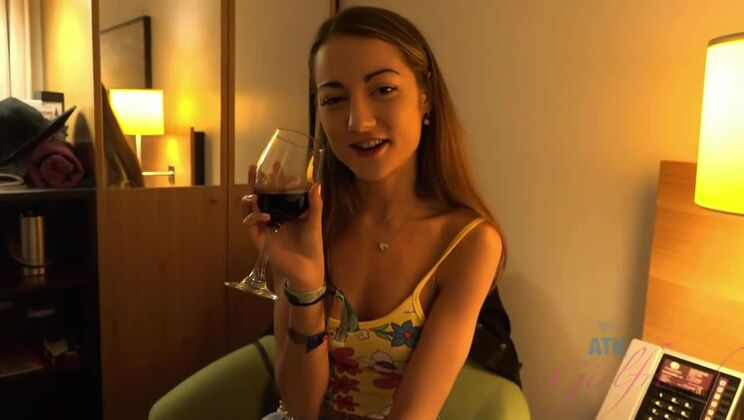 Lily Adams Gets Wet in the Ocean and Squirts Hard