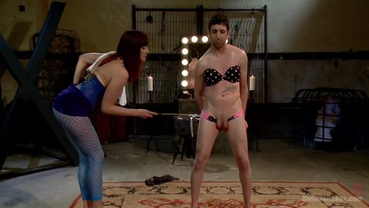 [DivineBitches] - Pimped Out: Bella Rossi is Forced to Suck COCK - Bella Rossi