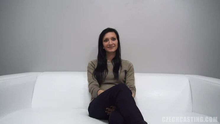 [CzechCasting] - Skinny Czech Brunette Dana in European Casting