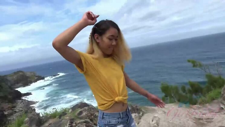 [ATKGirlfriends] - Aria Skye's Beach Adventure - Amateur and Naughty - Aria Skye