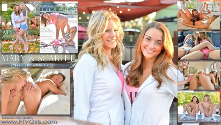 Real Lesbian Roommates 7: Mary and Scarlet