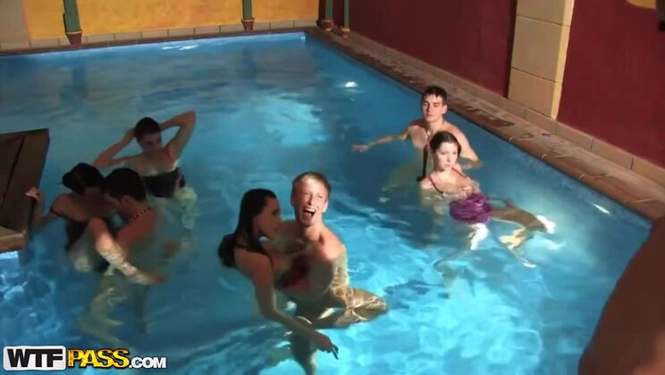 [CollegeFuckParties] - Pool Party Frenzy with Angelica, Frank, and Kyle - Mona Lee - Angelica - Kattie Gold - Kyle - Frank - Eva Torres - Marc