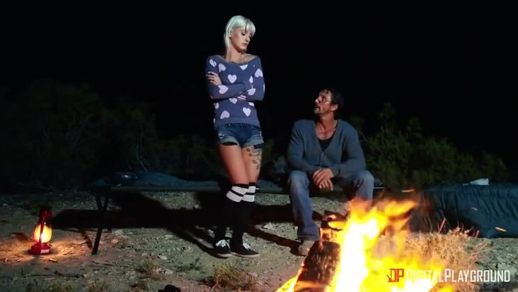 Tattooed Blonde Kleio Valentien Outdoor Sex