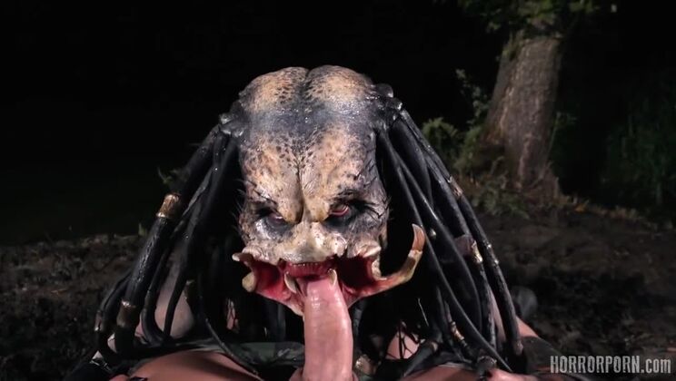 [HorrorPorn] - Predator's Outdoor Sex - Horror Big Cock - Small Hands - Aubrey Kate