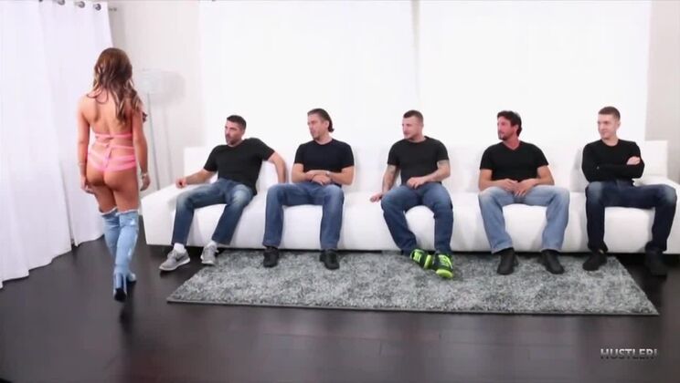 Tasha Reign Gets DP in Big Tit Gangbang