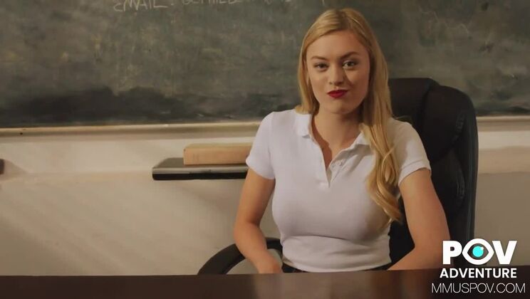 [ModelMediaUS] - Amber Moore: Teach Me Deepthroat in POV - Amber Moore