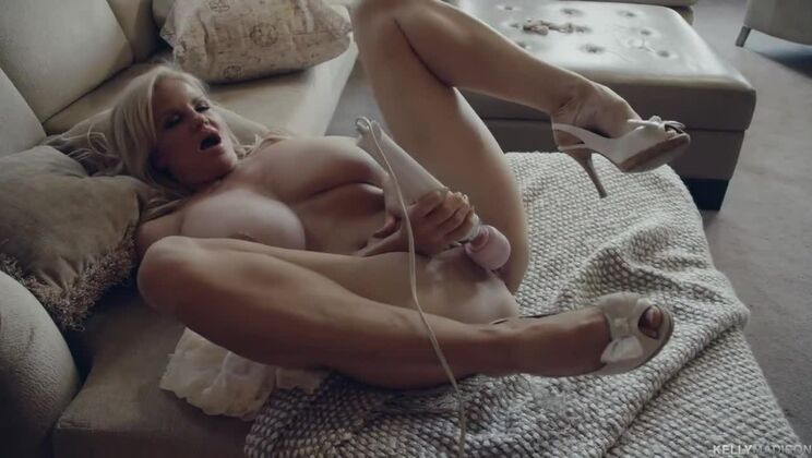 [KellyMadison] - Vibrating Toys and Lace for Blonde Kelly Madison - Kelly Madison