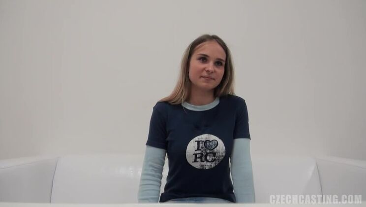 [CzechCasting] - European Blonde Model Veronika in Casting - Michaela