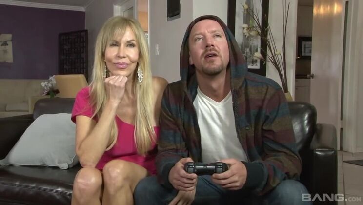 [BANG.com] - Hairy Erica Lauren Enjoys Deepthroat & Handjob from Beau of Her Stepdaughter - Erica Lauren