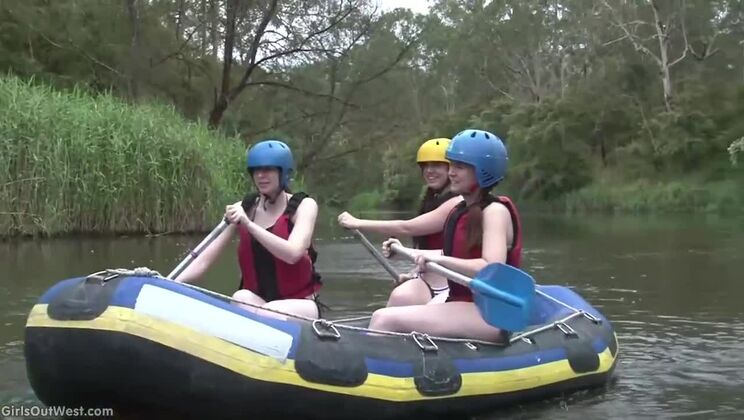 [GirlsOutWest] - Lesbian Outdoor Threesome with Annabelle Lee & Taliah - Rafting Girls Part 1 - Taliah - Annabelle Lee Taliah Viola - Anna Pierceson