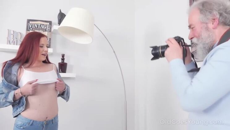 Grey-Haired Seductress Tiffani Love and Brunette