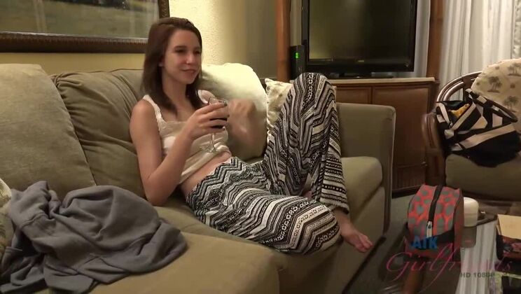 Redhead Girlfriend Cece Capella's POV Tits Tease