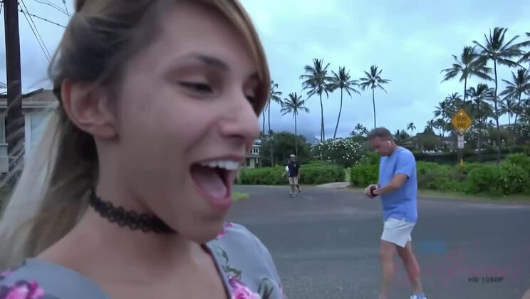 [ATKGirlfriends] - Hime Marie's Small Tits on Display at the Beach - Hime Marie