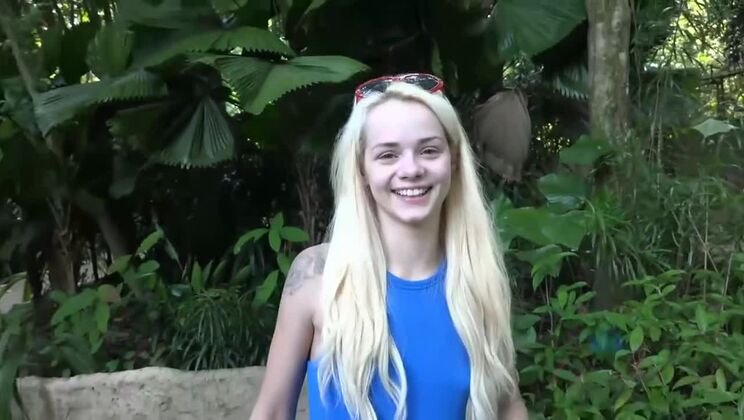 Blonde Beauty Elsa Jean Gets Artistic Creampie