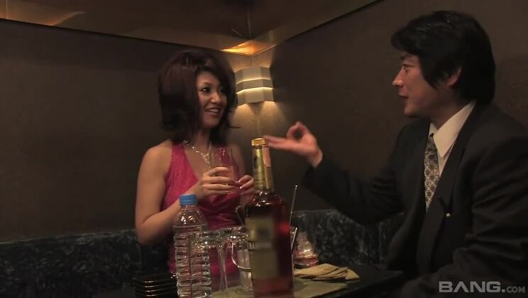 Japanese Brunette Creampie with Sex Toys