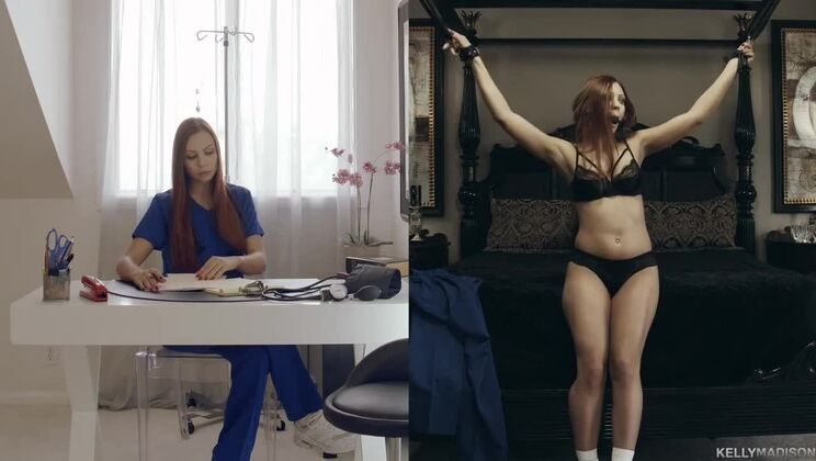 [KellyMadison] - Ornella & Kelly - Nurse Friends in Bed - Kelly Madison - Ryan Madison - Morgan Rodriguez