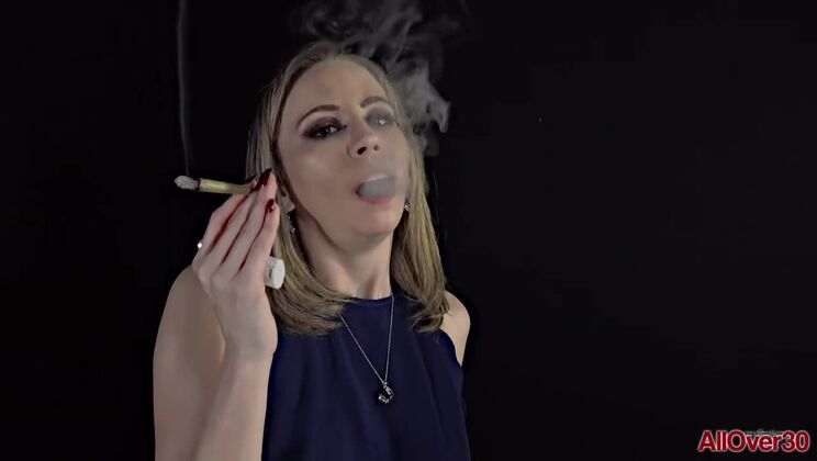 [MatureFetish] - Norah Nova Hairy Blonde Smoking - Norah Nova