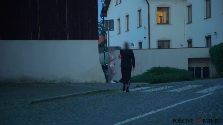 [ForgiveMeFather] - Big Ass Blonde Amateur Seduces with Handjob - Rahyndee - Tony Profane