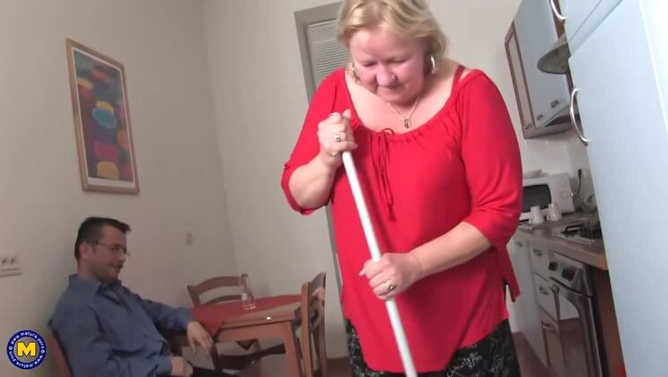 [Mature.nl] - Big Boobs Mature Blonde Fuck Video - Morgan