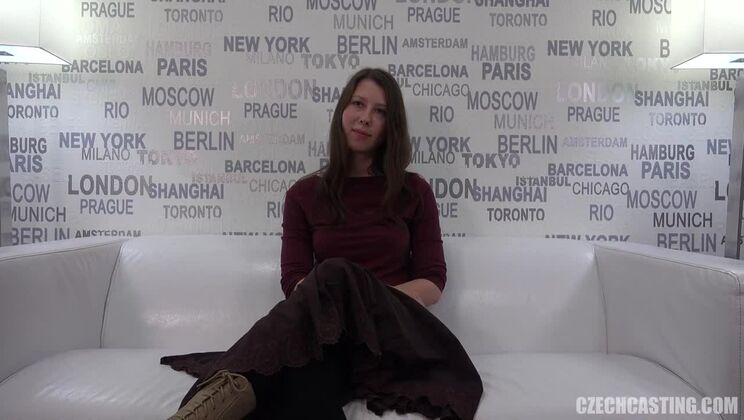 [CzechCasting] - Czech European Brunette Pavlina Casting