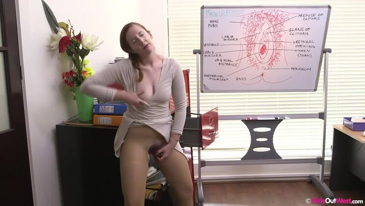 [GirlsOutWest] - Mature Darcy In Stockings - Darcy