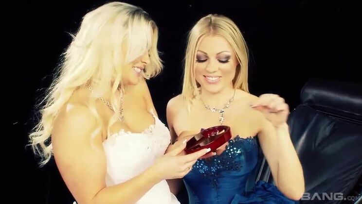 [BANG.com] - Blonde Lesbians in Big Tits and Lingerie - Cindy Behr - Mel Rook