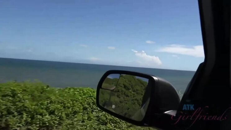 [ATKGirlfriends] - Outdoor Amateur Car Sex with Ashley Lane - Ashley Lane