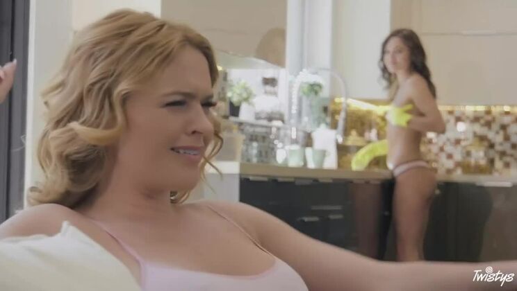 [MomKnowsBest] - Getting Naughty with the Tattooed Maid - Krissy Lynn - Zoe Bloom