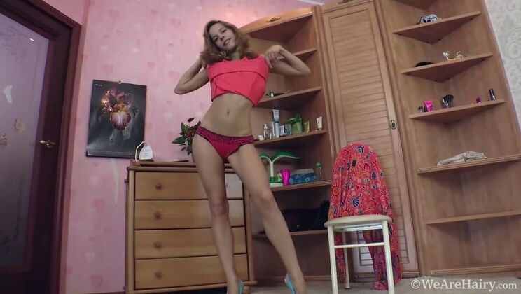 [WeAreHairy] - Constanse Dennie Striptease and Oil Action - Constanse Dennie