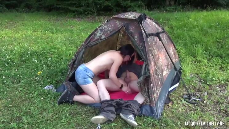 Wild Camping Turns into Anal Action with Estelle & Luna