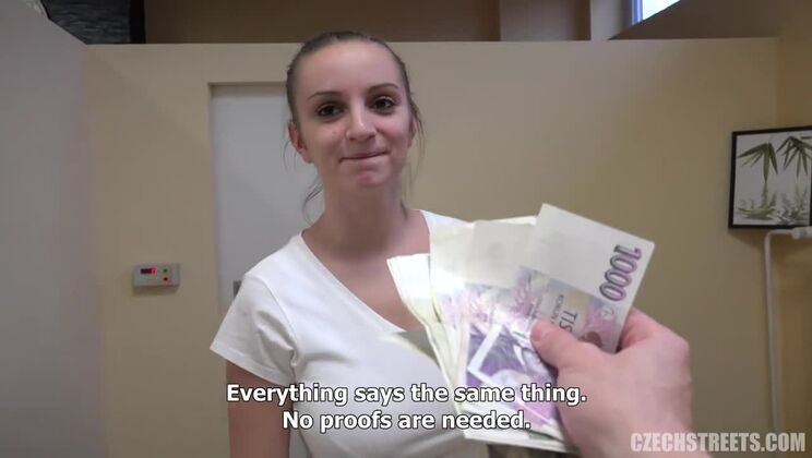 Czech Big Boobs Brunette Street Encounter 91