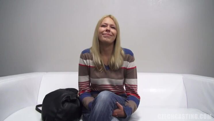 [CzechCasting] - Blonde Czech Girl Teases - Andrea