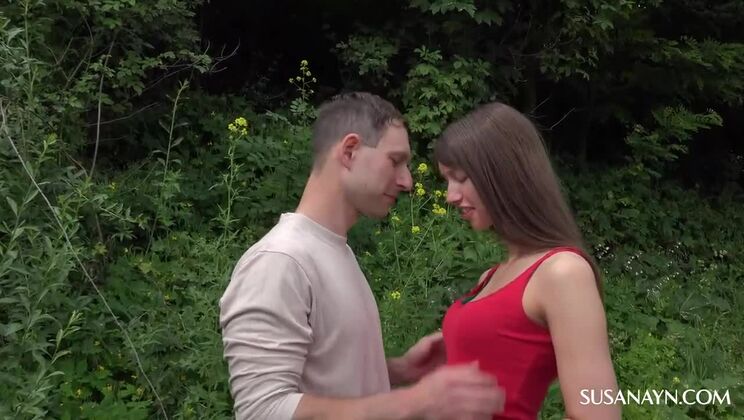 Michal D and Susan Ayn - Brunette Outdoor Fuck