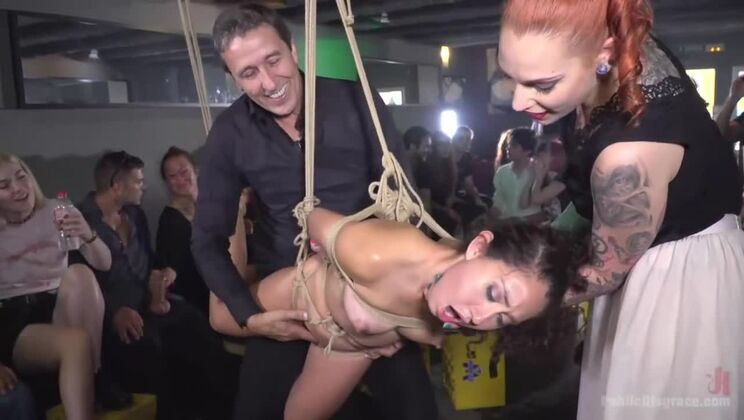 [PublicDisgrace] - Public Sex and Humiliation: Melody Petite with Steve Holmes - Juan Lucho - Steve Holmes - Melody Petite - Silvia Ruby