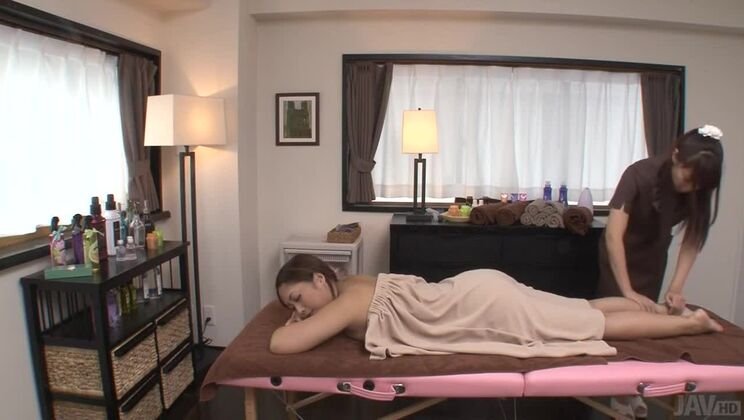 Lesbian Fun with Yuna Harumoto and Maika