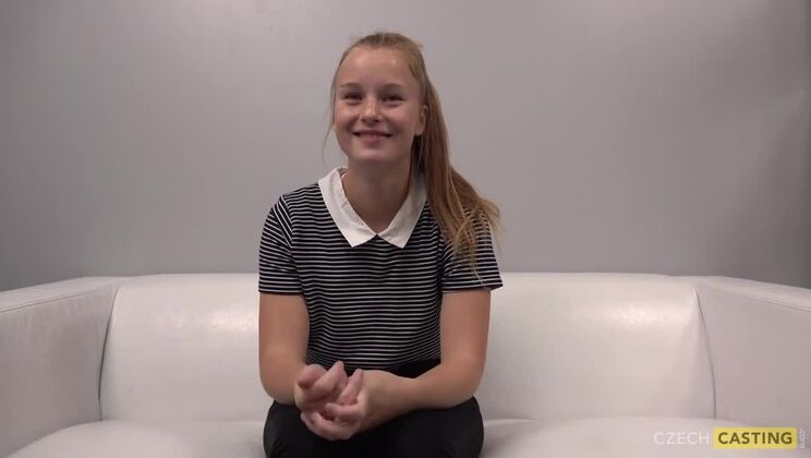 Czech European Blonde Casting Model