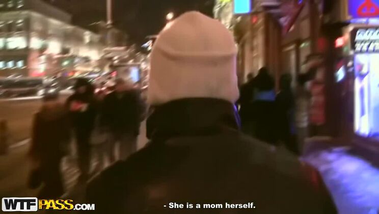 [PickupFuck] - Creampie Toilet Fuck with Denis, Eric, and Redhead Slut Mayola - Eugene - Vova - Lana Chan