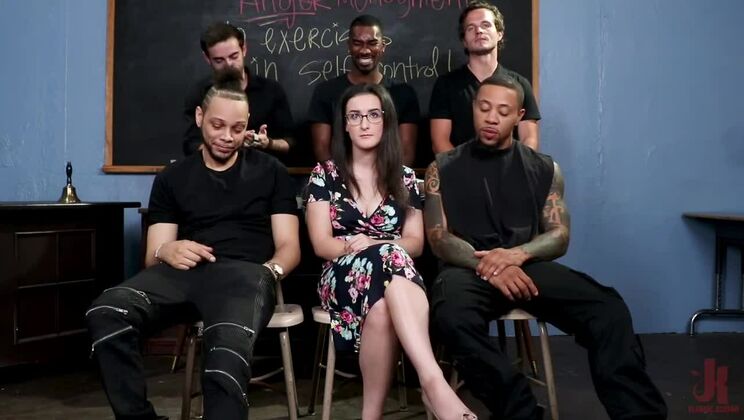 [BoundGangBangs] - Lyra Lockhart's Anal Gangbang: A Lesson in BDSM - Eddie Jaye - Donny Sins - Robby Echo - Jake Adams - Lyra Lockhart - Rod Jackson