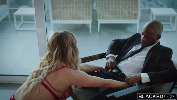 [BLACKED] - Tattooed Blonde Kayley Gets Fucked Doggystyle