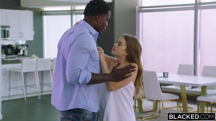 [BLACKED] - Hairy Girl Gets Fucked in All Positions - Jill Kassidy - Louie Smalls