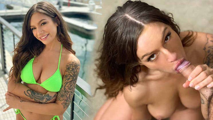 [TeamSkeetXSeries] - On Her Knees: April Olsen Pleasing Romeo - April Olsen - Romeo Mancini